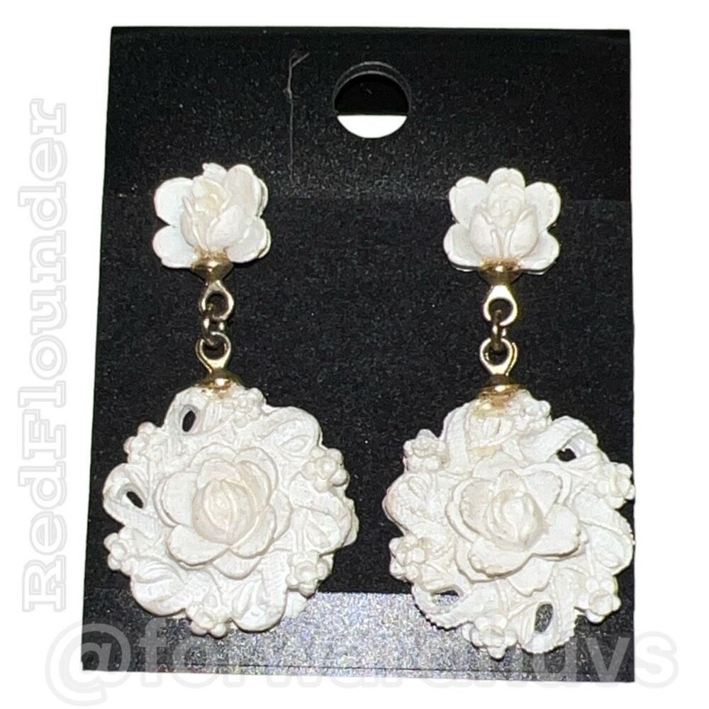 Intricately Carved Earrings | Delicate and Beautiful